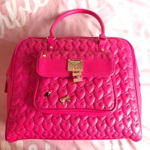 ◆◇BETSEY JOHNSON LARGE BAG◇◆CHERRY PINK